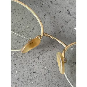 CHRISTIAN DIOR Eyeglasses Frames ONLY 49-19 01x2 Half Rim gold thumbnail 14