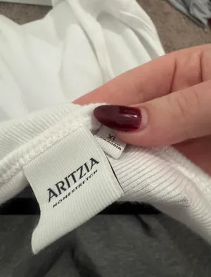Aritzia Homestretch Ribbed tank White thumbnail 2