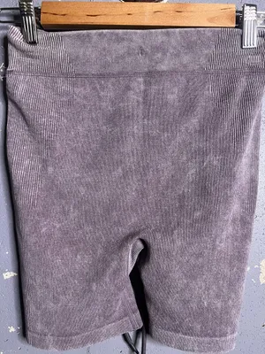 FREE PEOPLE Go To Rib Shorts in Washed Driftwood. Size XS/S thumbnail 5