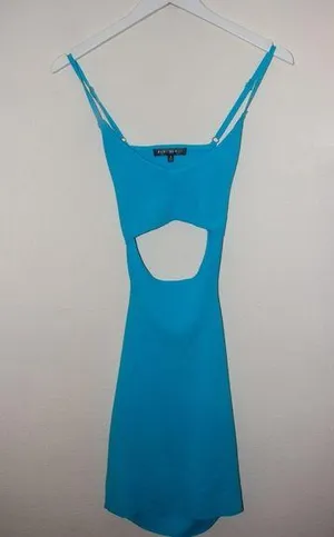 NWOT Open Front & Back Bodycon Dress | Size Small thumbnail 1