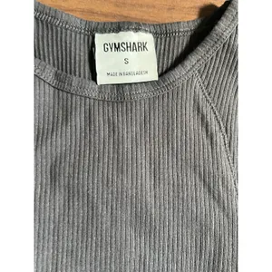 Gymshark Ribbed Crop Tank Top Gray Size Small Women's Activewear Sleeveless New thumbnail 2