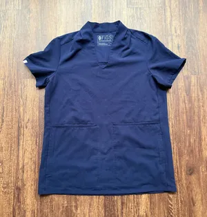 FIGS Women’s Limited Edition Navy Banepa Scrub Top - Size S thumbnail 1