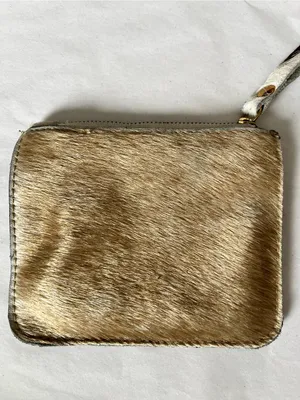 Haircalf Zip Wallet in Light Brown used thumbnail 3