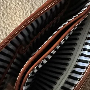 Women's Crossbody Bag in Cognac Brown size 10* 7* thumbnail 3