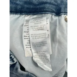 Good American Good Waist Crop Distressed Medium Wash Indigo‎ 139 jeans size 2/26 thumbnail 4