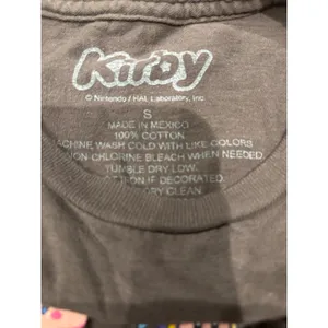 Kirby Nintendo T Shirt Brown Graphic Print Cartoon‎ Video Game Tee Sm thumbnail 3