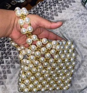 beaded bag Gold thumbnail 3