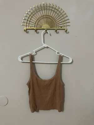 aerie Ribbed Scoop Neck Tank Crop Top thumbnail 2