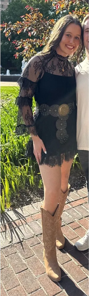 Mesh dress Black Size M thumbnail 1