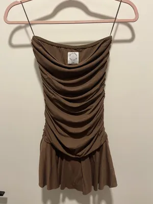 With Jean Rayna Dress Brown  thumbnail 6