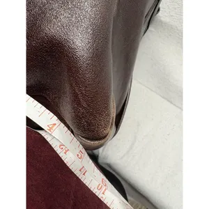 Kate Spade Rare Brown/Black Leather Turn Lock Shoulder Bag Purse With Dust Bag thumbnail 15