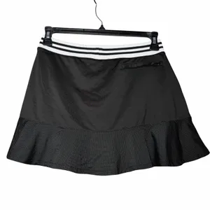 Slazenger Golf Skort Womens M Black Pleated Tennis Pickleball Athletic Skirt thumbnail 3