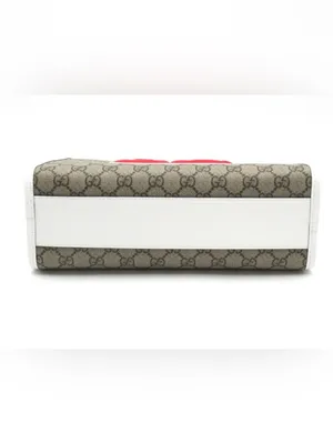 Gucci GG Supreme Monogram Apple Tote Bag thumbnail 5