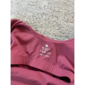 Pink Workout Cropped Align Tank Longline Sports Bra Rose Red Women S thumbnail 5