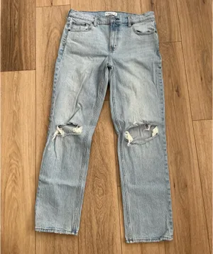 Straight Leg Abercrombie 90s Jeans High-Rise thumbnail 2