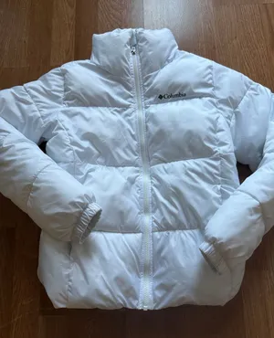 Columbia White Quilted Puffer Jacket thumbnail 1