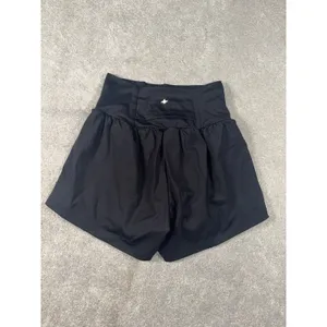 Halara SoftlyZero Airy Super High Waist 2-in-1 Yoga Shorts 3'' Black thumbnail 4