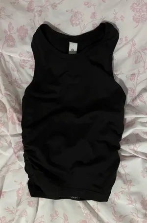 Lululemon Ruched Tank Top Black thumbnail 1