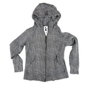 Lululemon Scuba Hoodie Splatter White Black Full Zip Sweatshirt Womens Sz. 8 thumbnail 1