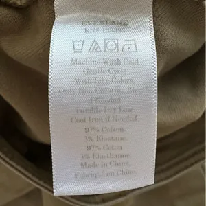 Everlane Wide Leg Crop Pants Patch Pockets thumbnail 6