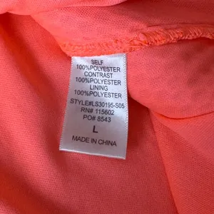 Neon Orange Net Mini Skirt‎ Honeycomb Lined Mesh Size L Rave Clubwear Festival thumbnail 6