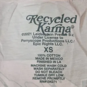 AC/DC Who Made Who Tour Scoop Neck Tee Recycle Karma T-Shirt Womens Shirt Sz‎ XS thumbnail 3