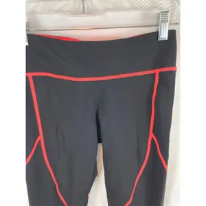 Joy Lab Black Leggings with Exposed Pink Seam Size Small thumbnail 2