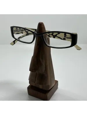 Foster Grant Black and Beige Patterned Prescription Glasses Frames with Case thumbnail 2