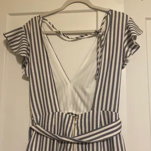Striped Jumpsuit Shop 17 Blue White thumbnail 3