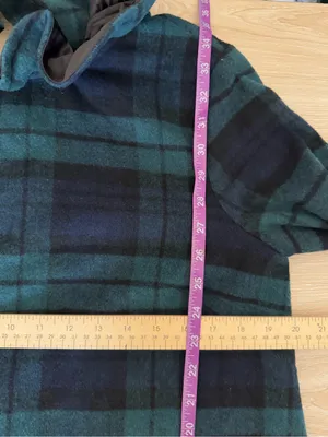 Tuckernuck Medium Blackwatch Daphne Dress Plaid Green Wool Holiday Christmas thumbnail 11
