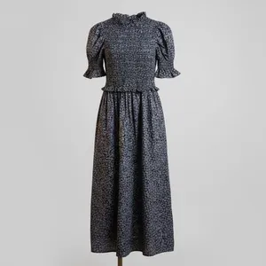 GAP Smocked Floral Maxi Dress | Cottagecore Boho Prairie Style S thumbnail 3