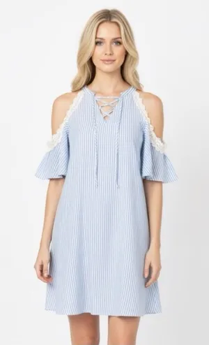 Romantic Hut dress Blue thumbnail 1