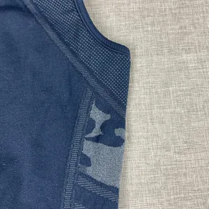 Athleta Tank Top Womens Small Blue Camouflage Jersey Breathable Moisture Wicking thumbnail 7