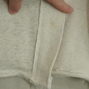 POL Size Large Cream Shacket French Terry Oversized Button Down Fall‎ Cozy Layer thumbnail 3