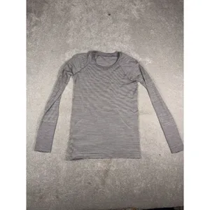 lululemon swiftly tech long 6 black white stripe thumbnail 4
