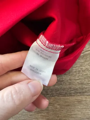 Revolve Superdown Red Skort Front Slit S thumbnail 6
