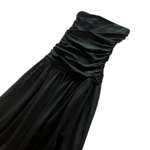 NIA Santal Revolve Black Strapless Midi Dress thumbnail 9