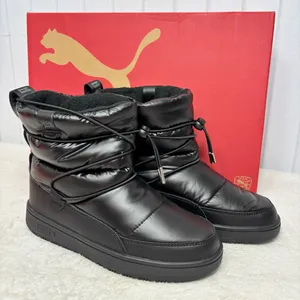 PUMA Sleek Black‎ Winter Snow Boots Size 6 NEW thumbnail 1