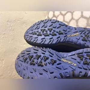 Columbia Womens Gray and Blue Hiking Shoes 8.5, waterproof, preloved worn 2X thumbnail 13