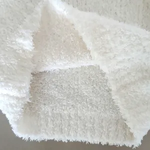 Meshki Fuzzy White Crop Tank thumbnail 3