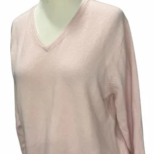 Cottage Clothing Inc Cashmere Sweater Womens M Pink Knit‎ Soft Girl Cozy Luxury thumbnail 2