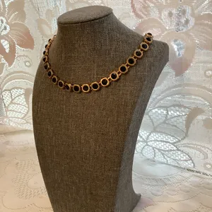 Vintage Black Stone Elegant Necklace thumbnail 2