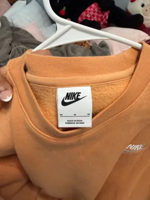 Orange Nike Sweatshirt Crewneck thumbnail 3