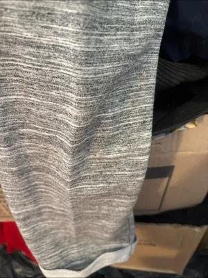 26 International Gray Marled French Terry slacks with Black Detail Medium thumbnail 2