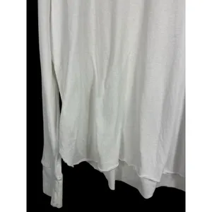 Frank & Eileen Tee Lab White Long Sleeve Oversized Top Asymmetric Hem M thumbnail 3