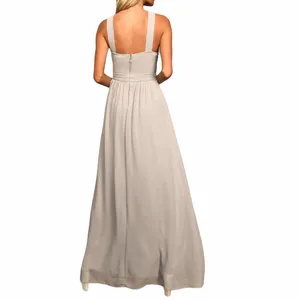 Lulus Air of Romance grey maxi dress size XS thumbnail 3