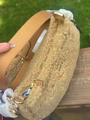 Authentic Coach 1941 Tan Sherpa Shoulder /crossbody Bag with 2 straps thumbnail 8