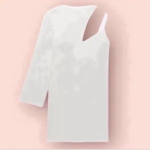 Zara White Mini Dress (Size Medium) thumbnail 2