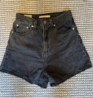 Levi’s High Loose Shorts Black thumbnail 1