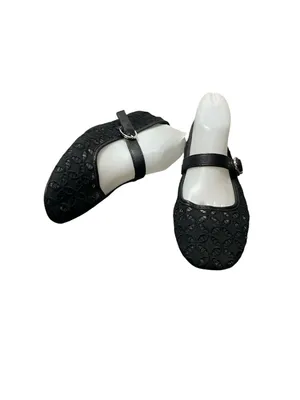 Seychelles Lace Mary Jane Ballernia Flats Sz-9W thumbnail 4